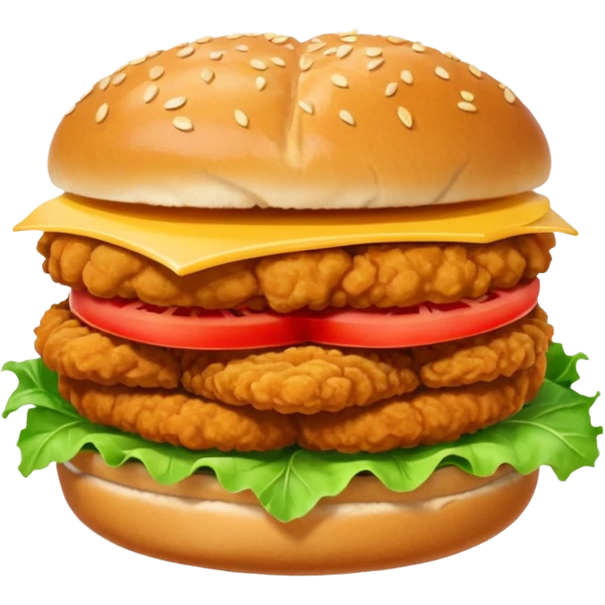 a friend chicken sandwich  emoji