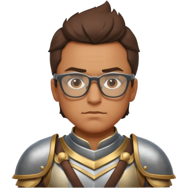 Glasses-Wearing Warrior emoji