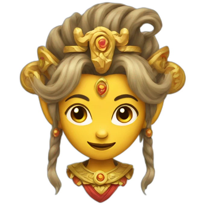 female MONKEY KING emoji