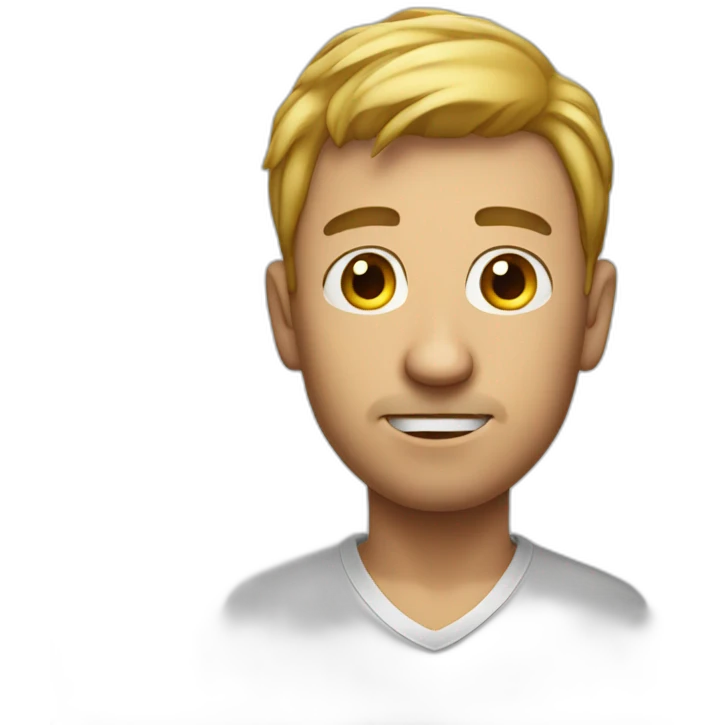 A man who peed his pants emoji
