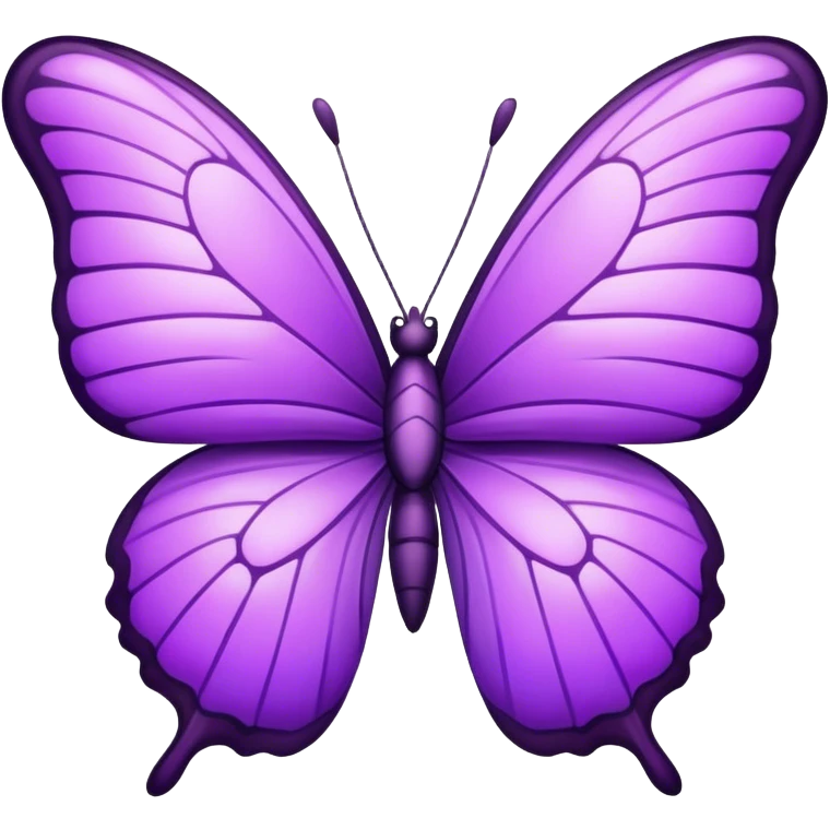 Purple butterfly emoji