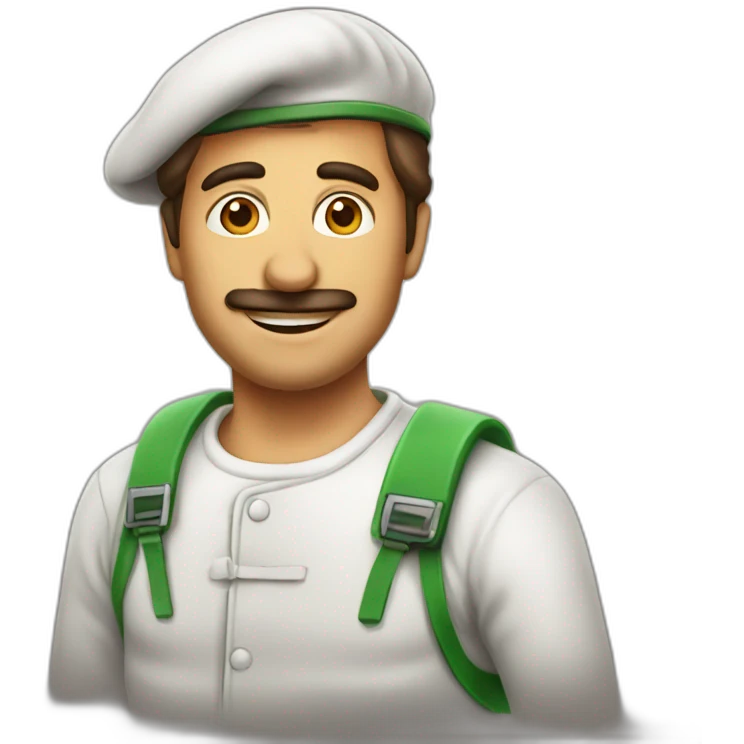 Italian pizza man emoji