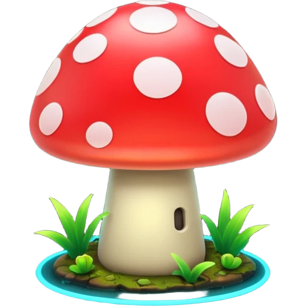 Electric toadstool  emoji