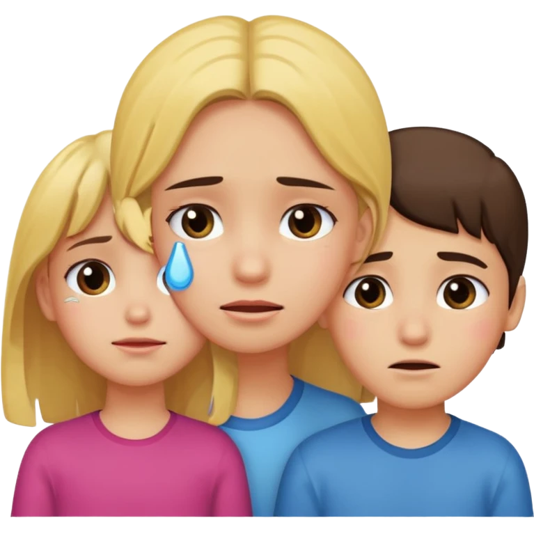 Girl alone watching a boy fall inlove with another girl emoji