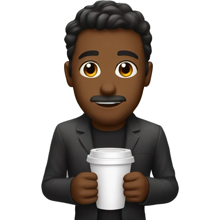 Coffee with now emoji