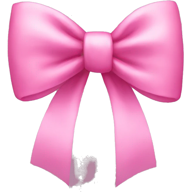 pink bow emoji