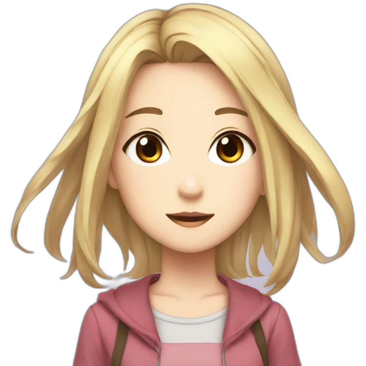 Anime girl emoji
