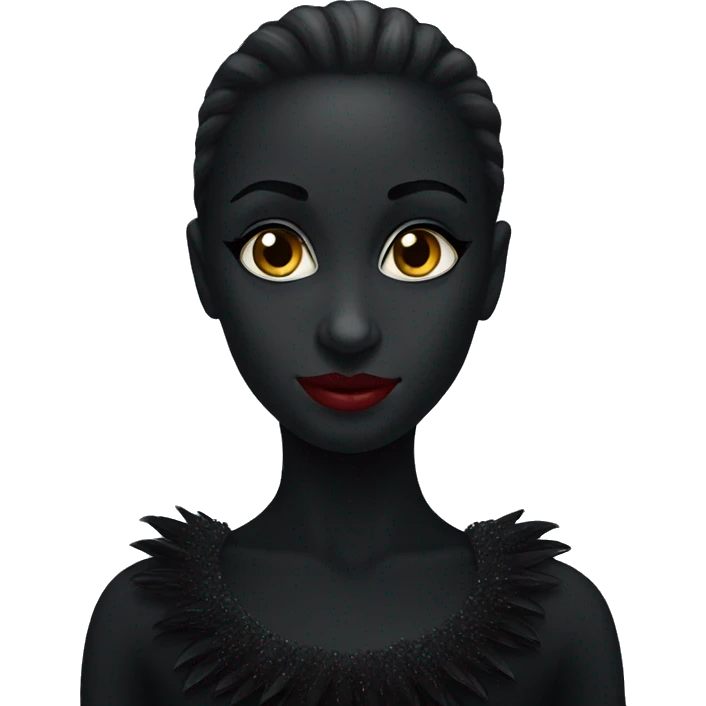 Black swan emoji