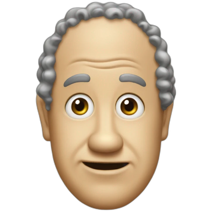 Curly joe of the three stooges emoji