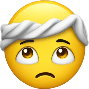confused yellow emoji emoji