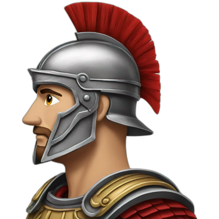 centurion-profile-pen-art emoji