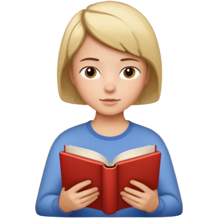 Persona con corte de pelo libro emoji