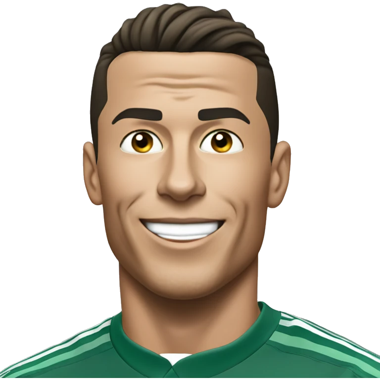 Cristiano Ronaldo doing suuiiii emoji