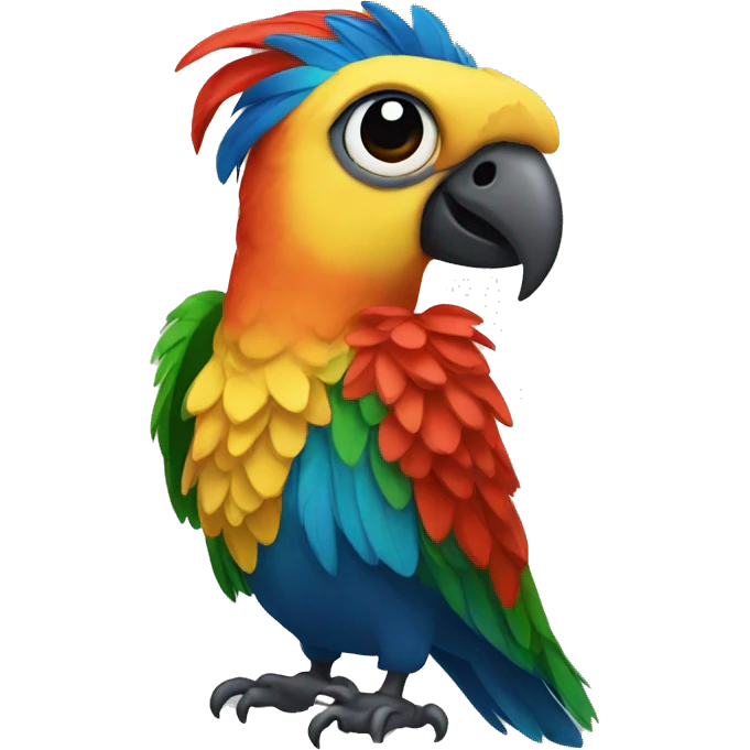 Fancy parrot emoji