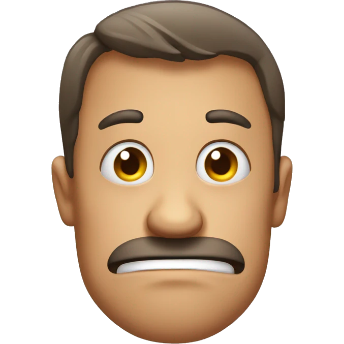 Embarrased face emoji