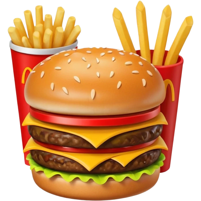 McDonald happy meal emoji
