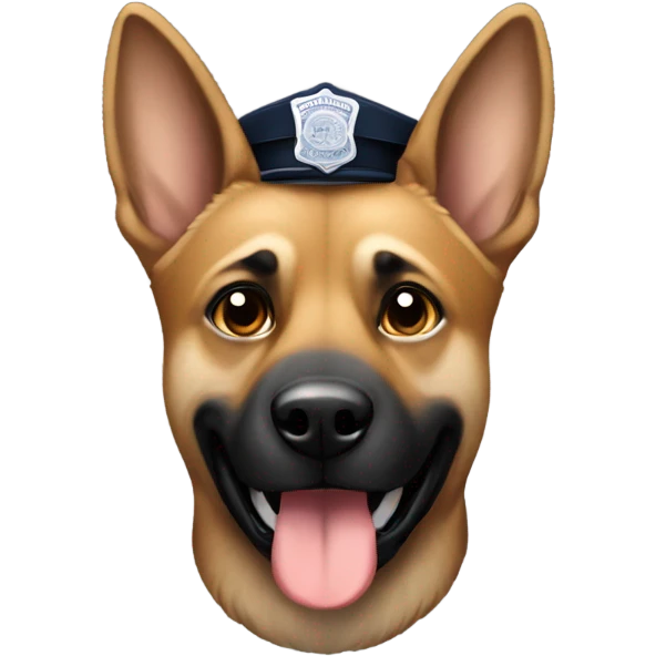 Police dog emoji