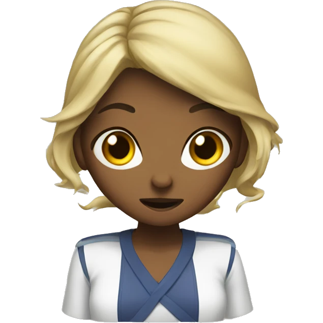 a girl fighting  emoji