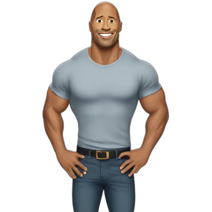 Dwayne Johnson emoji