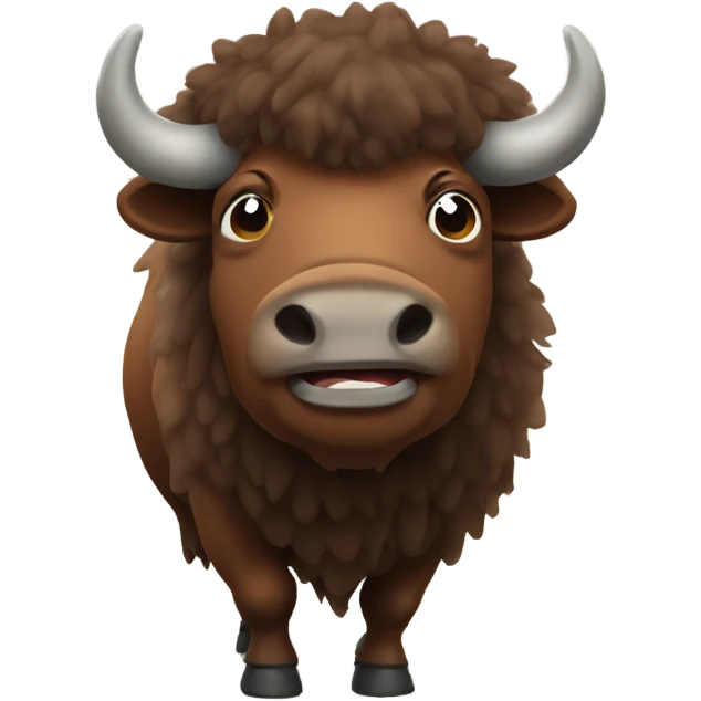 giggly bison emoji