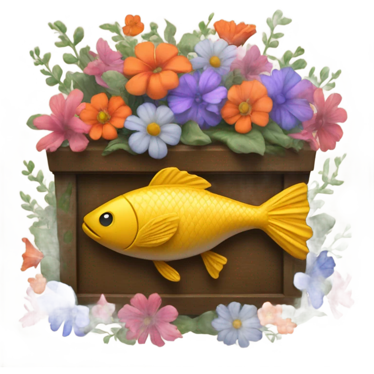 Fish funeral emoji