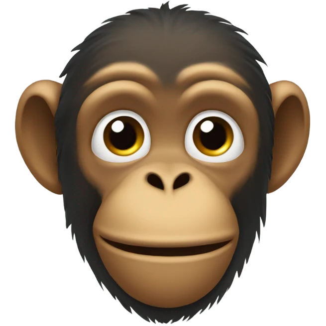 A monkey covering its mouth emoji