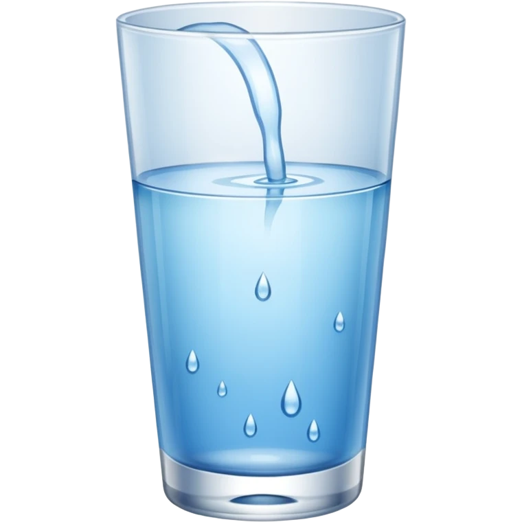 glass of water emoji