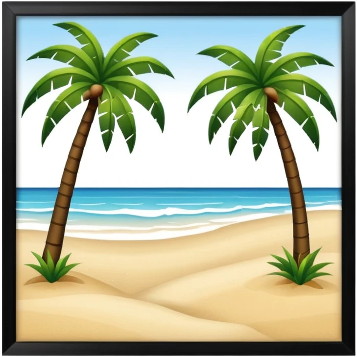 olas playa palmeras emoji