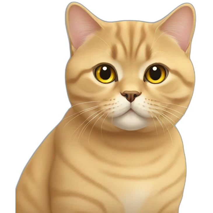 golden british shorthair emoji