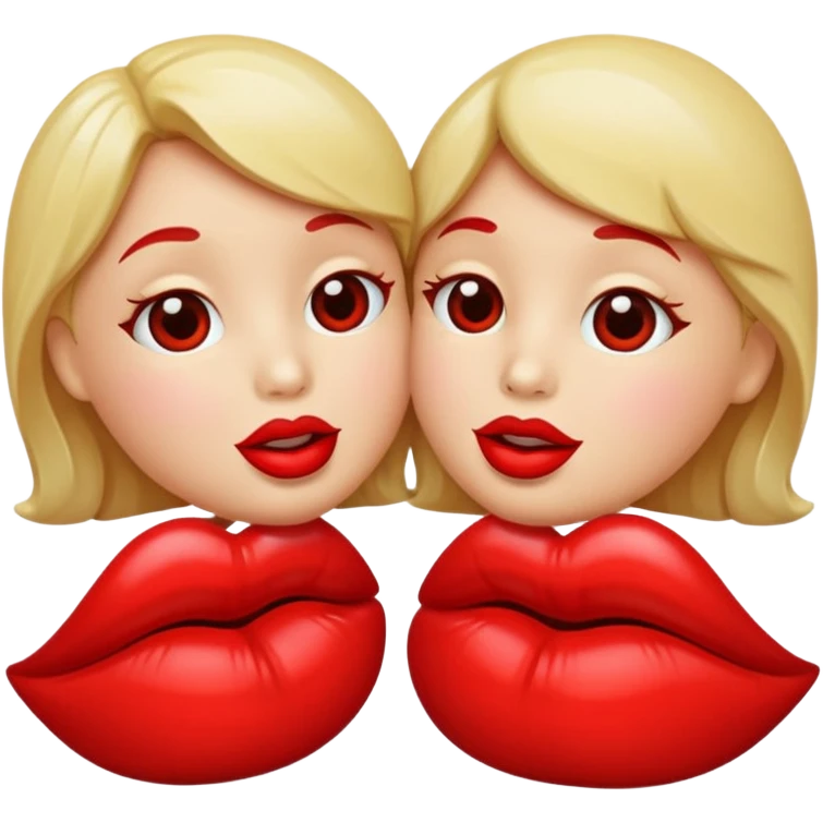 Kissy lips  emoji