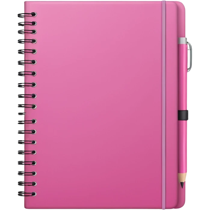 Pink notebook emoji