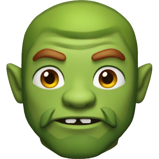 orc with redhair and beard emoji