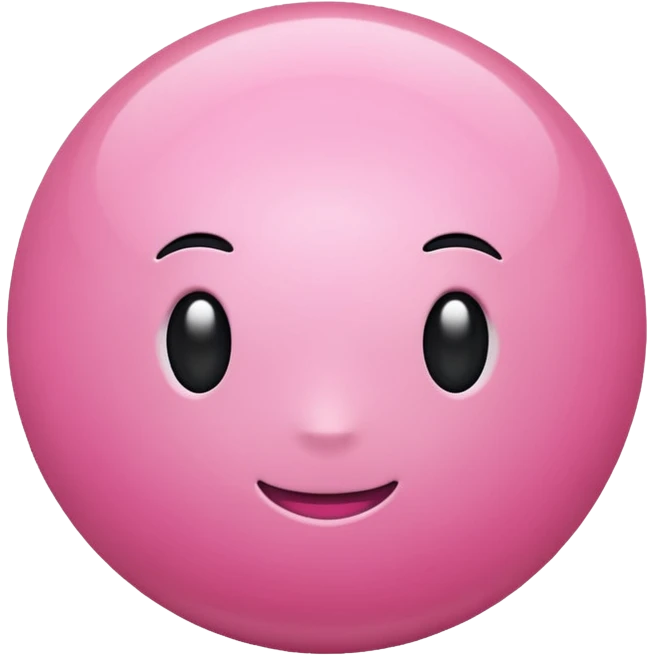 Pink  emoji