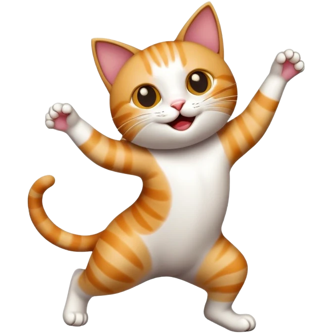 Cat dance emoji