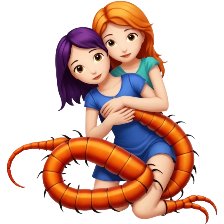 lesbian centipede emoji