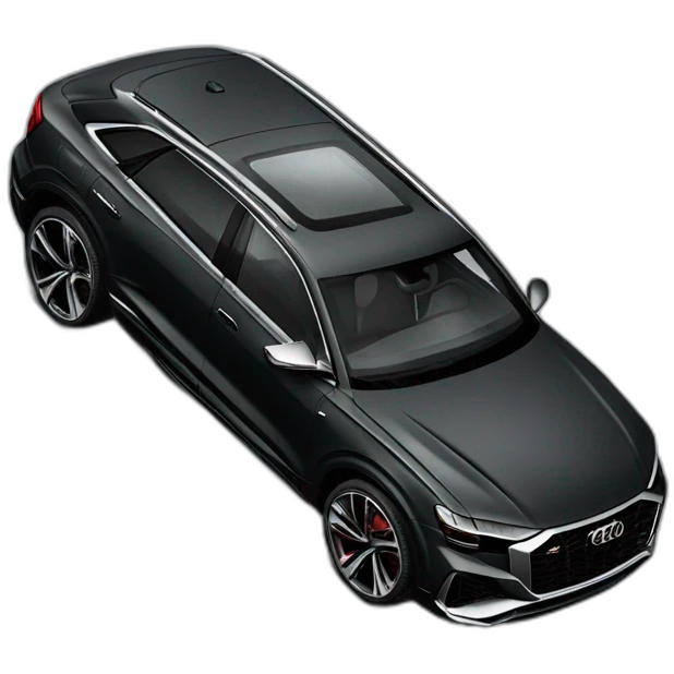  black audi rs q8 emoji