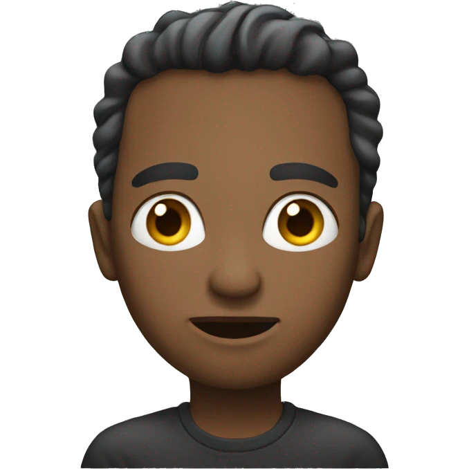 a person with no ideas emoji