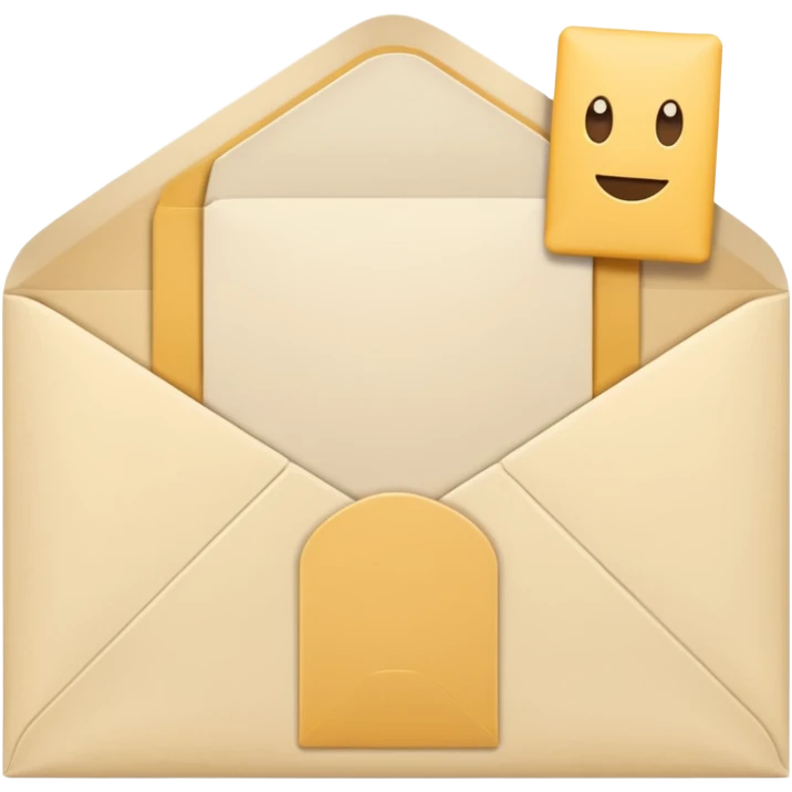 Cream-colored Letter Envelope  emoji