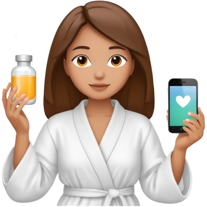 Perempuan lagi selfcare (tapi yang lebih ketutup) emoji