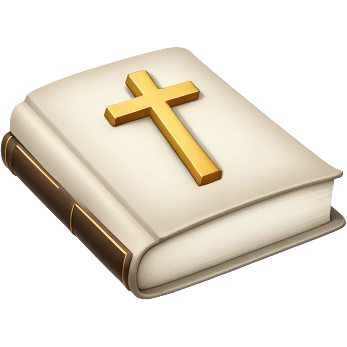 White bible emoji