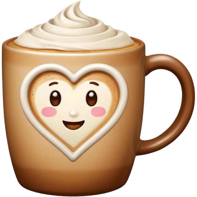 cafe latte emoji