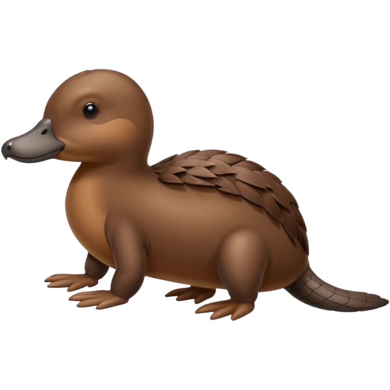 Platypus whit castor tail emoji