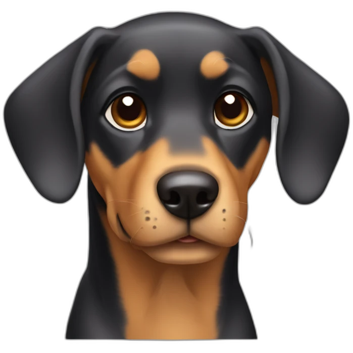 Perro pincher emoji
