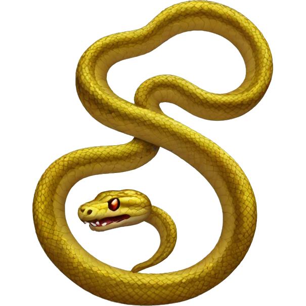 shiny snake emoji