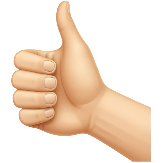 thumbs up hand emoji
