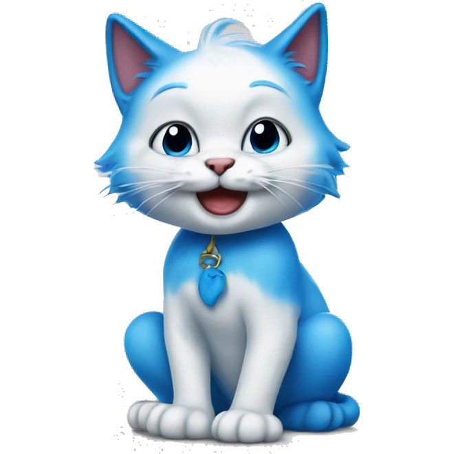 smurf cat emoji