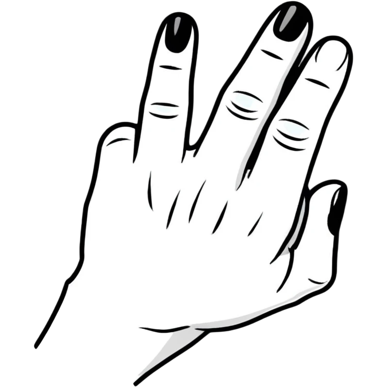 little finger emoji