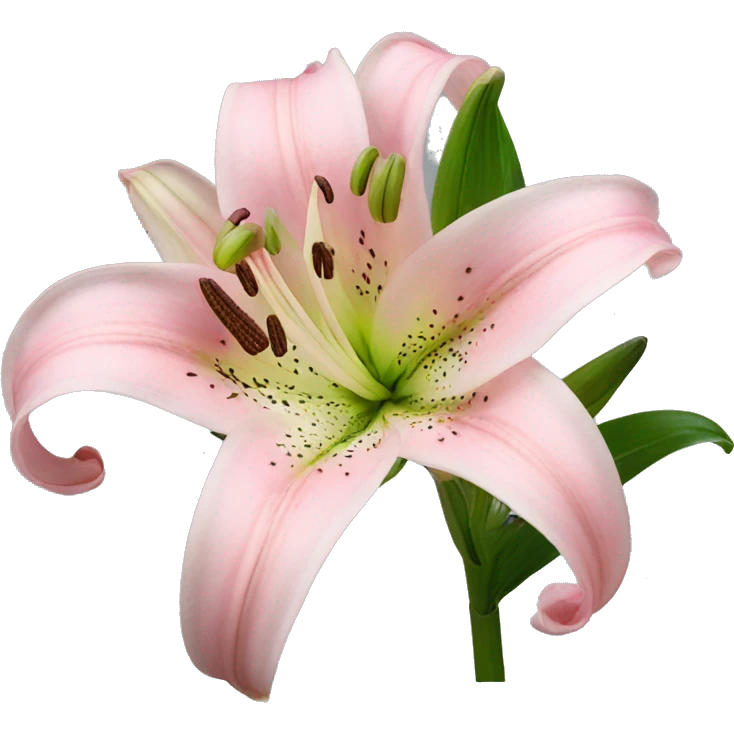 light pink lilium emoji