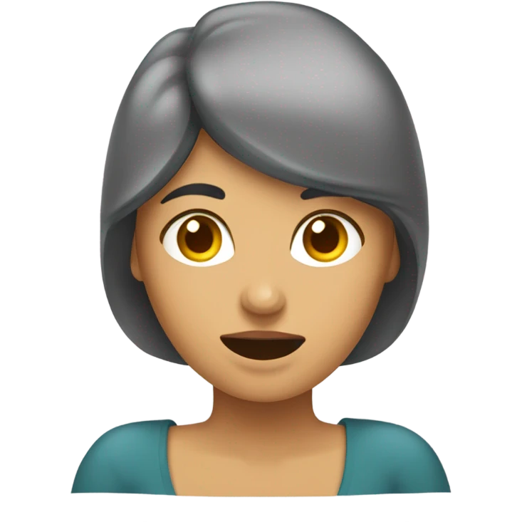 Mujer cargando pesas emoji