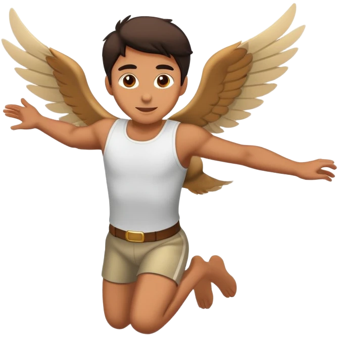 Flying human  emoji